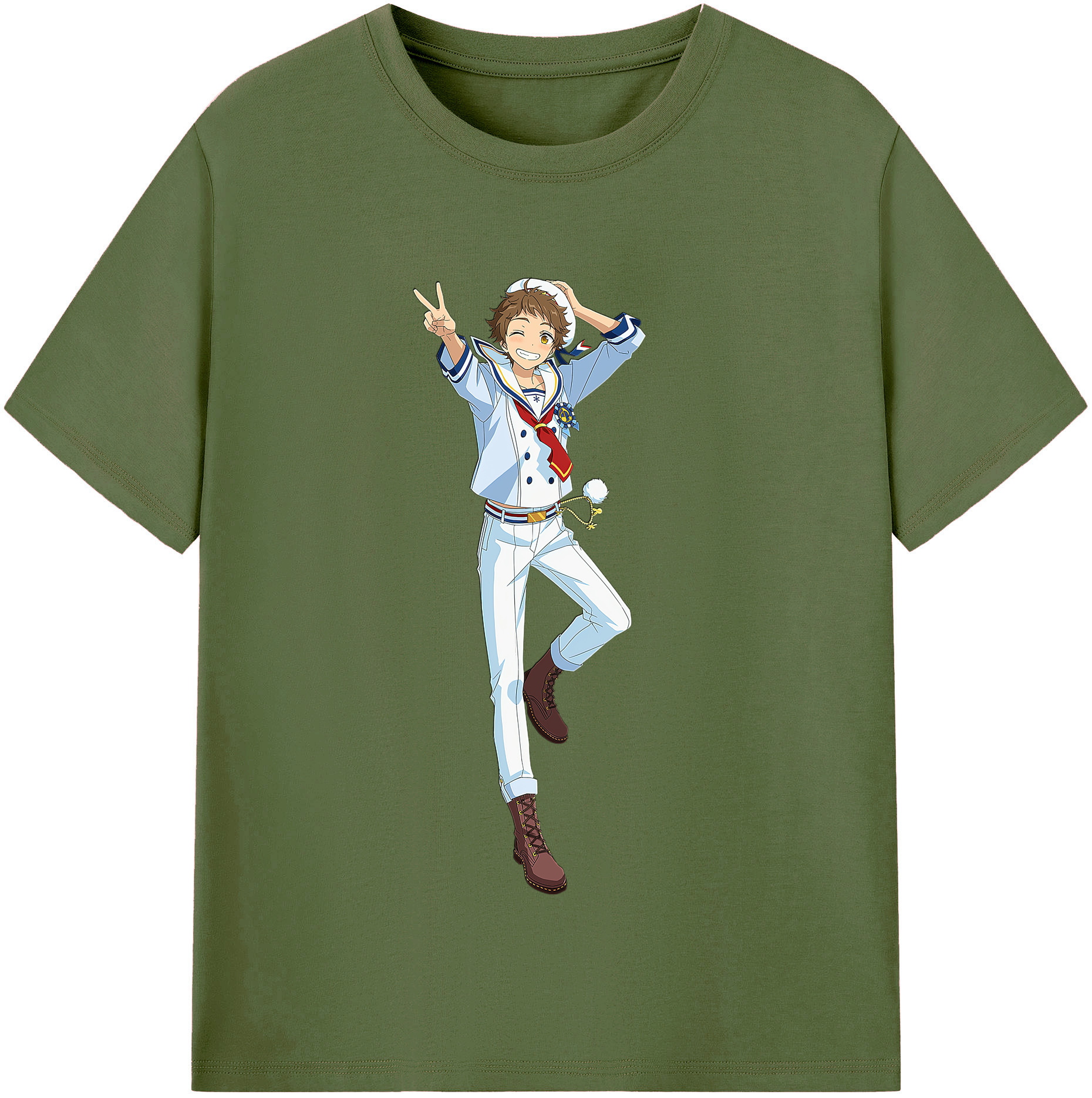 （画像用） あんさんぶるスターズ! Ensemble Stars 綿100％半袖Tシャツ（フロントプリント）